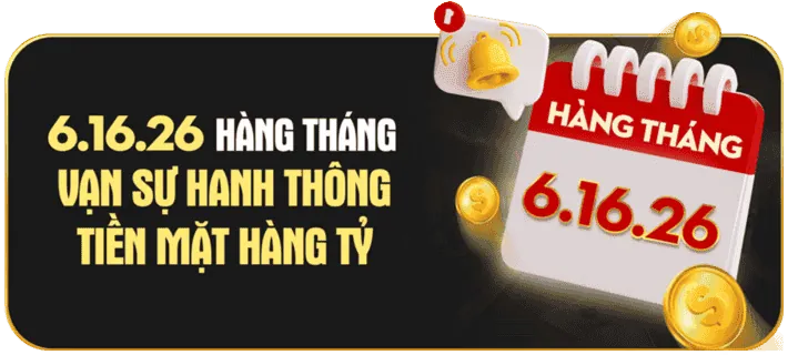 Các chương trình khuyến mãi hàng tuần/tháng B52